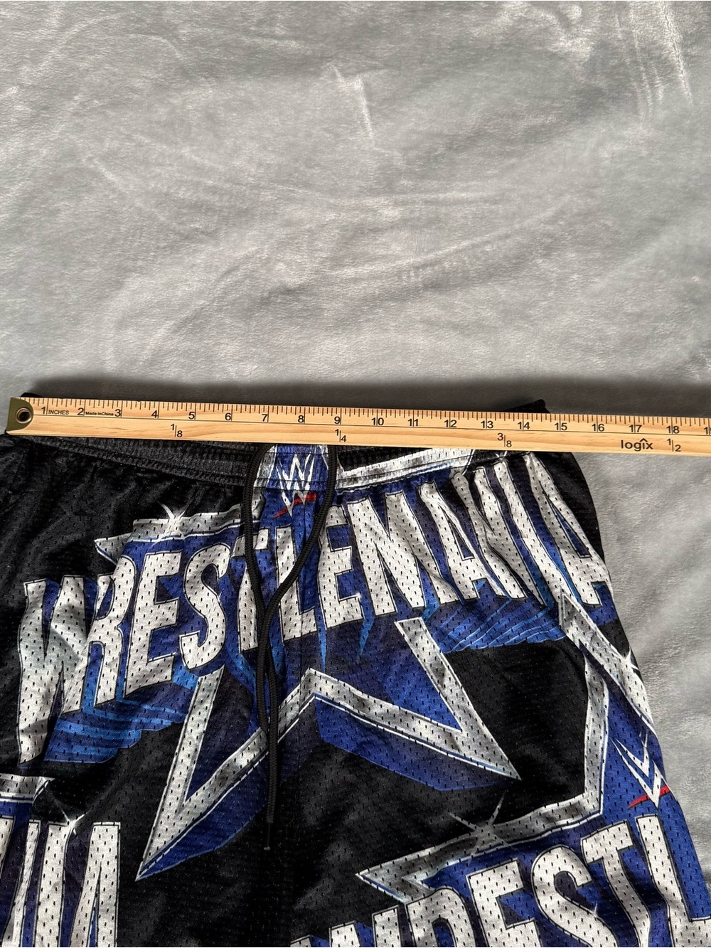 Chalk Line Wrestlemania AOP Mesh Shorts Mens XL 6” Wrestling WWE Black - Picture 6 of 9